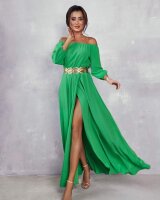 Wickelkleid Langarm Off Shoulder