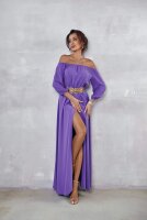 Wickelkleid Langarm Off Shoulder