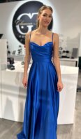 Satin Abendkleid mit Schnürung